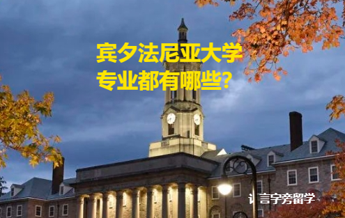 賓夕法尼亞大學專業都有哪些？