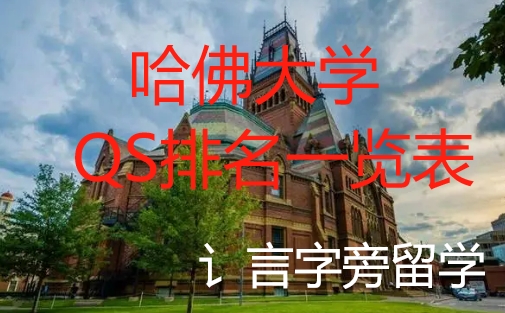 哈佛大學(xué)QS排名一覽表