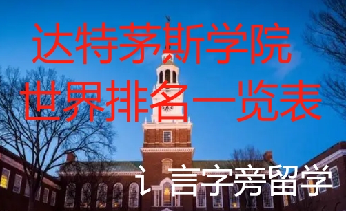 達特茅斯學院世界排名一覽表