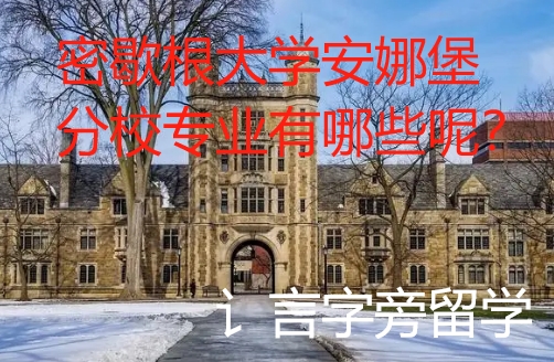 密歇根大學安娜堡分校專業有哪些呢？