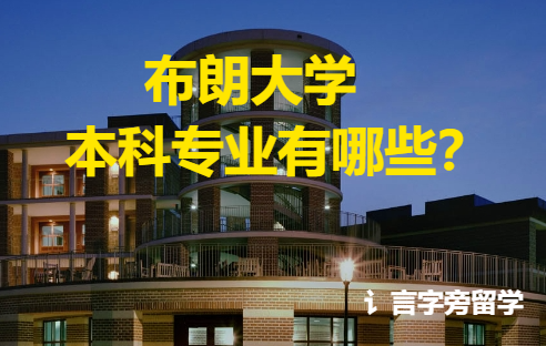 布朗大學本科專業有哪些？